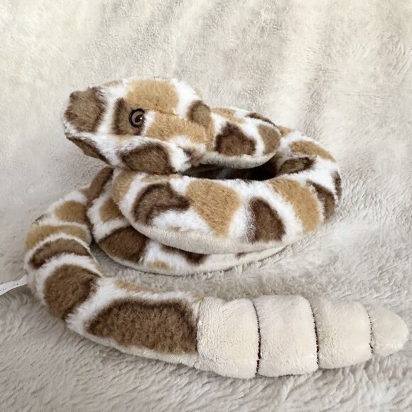 Wishpets Rattlesnake Rattler Plush Snake Brown Stuffed Animal Toy Realistic Zoo - Picture 3 of 7